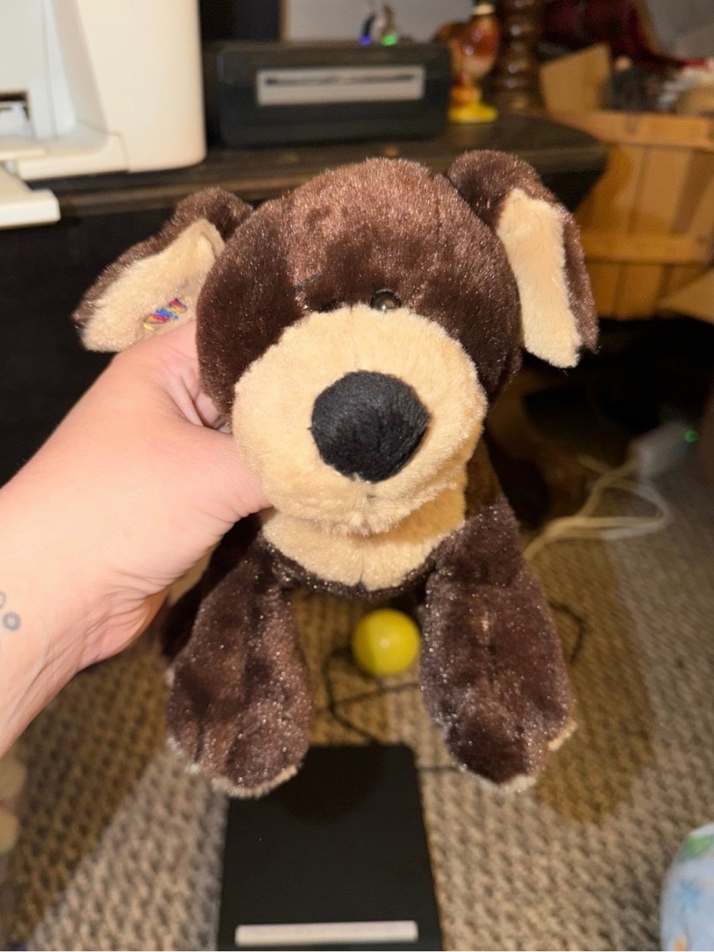 Ganz Webkinz Mocha Plush  Pup No Code